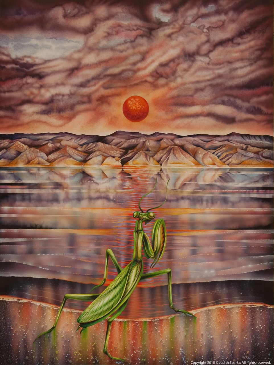 Mantis at the Lake